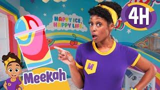 Meekah Mixes Magic at the Happy Ice Store! | 4 HR OF MEEKAH! | Educational Videos for Kids