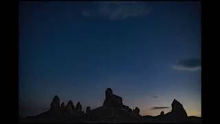 Time lapse of Milky Way over Mars (AKA Trona, California)