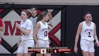 High School Girls Basketball: Crosby-Ironton vs. Minnehaha Academy