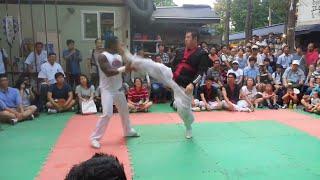 Capoeira vs Taekwondo- Real Fight - part 1