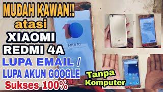 Cara mengatasi Xiaomi Redmi 4A Lupa Email, Lupa Akun Google, Tanpa Komputer