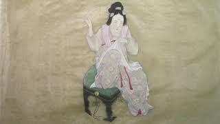 How was a Tang-Style Silk Painting Made