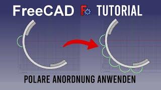 FreeCAD Avata 2 Prop Guard Tutorial Teil 3: Schutz mit polarer Anordnung bauen