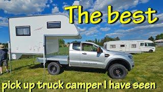 The BEST DEMOUNTABLE pick up camper I have ever seen.