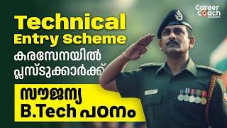 Indian Army Technical Entry Scheme TEST 2024| Application Open | Malayalam | Eduport