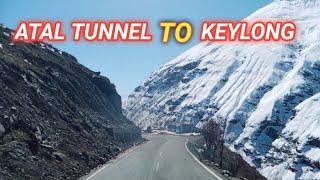 Atal Tunnel to Keylong Himachal Pradesh travel @Ankit tourism and travel.