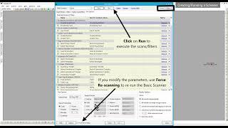 Basic Scanner - Chart Pattern Scans