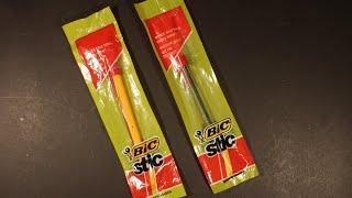 Vintage Bic Stic Red Pen Unpackaging and Try Out #biccristalmx  #bic_group #BICgroup