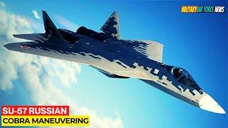 Terrifying !! Russian Su-57 Fighter Jet Shows Crazy Capabilities and Cobra Maneuver Actions