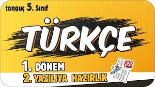 5.Sınıf Türkçe 1.Dönem 2.Yazılıya Hazırlık  #2025