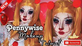 Pennywise Makeup Tutorial | Cosplay Makeup 