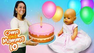 Video con i giocattoli. Buon Compleanno! Giochi per bambini con le bambole Baby Born