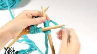 How to knit with double pointed needles