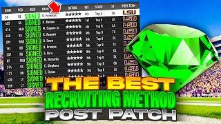 The Best Recruiting Method Post Patch in College Football 25 Dynasty