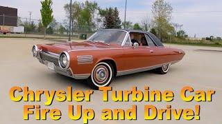 Chrysler Turbine Car Fire Up and Drive!