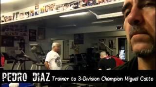 Miguel Cotto's trainer Pedro Diaz talks camp in Big Bear, facing Austin Trout, Saul Alvarez, more