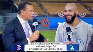 David Price interview on winning the 2018 World Series in game 5