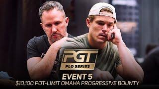 Alex Foxen & CRAZY Chip Leader Christopher Costa Headline Progressive Bounty PLO Final Table