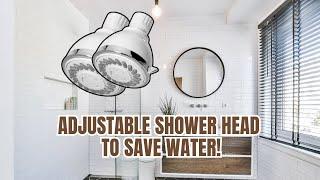 SAVE WATER With This AMAZING Adjustable Shower Head!