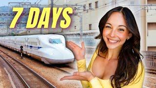 7 days on Japan's FASTEST Train | JR Pass Vlog