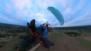 Ppg trike flight with Csaba