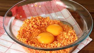 Kırmızı Mercimeği Yumurta ile Pişirin Sonuç İnanılmaz Lezzetli Oluyor Nefis Tarifler