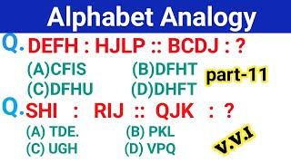 Alphabet Analogy Reasoning Trick in hindi | Previous year Questions Part-11