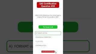 SAS Certification Questions | Question - 39