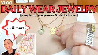 my daily wear jewelry + running errands | VLOG!