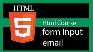 HTML 5 tutorial - form input type "email"