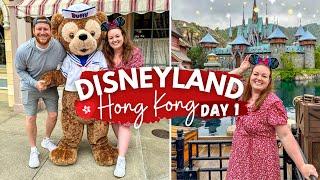 HONG KONG DISNEYLAND VLOG!  DAY 1  World of Frozen, Snacks, Fireworks & Explorers Lodge Hotel 