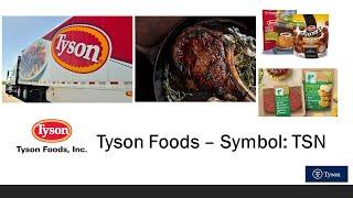 Tyson Foods - Stock Symbol TSN - Pays a 2.96% Dividend