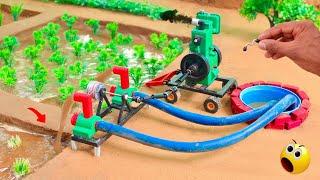 diy mini tractor water pump science project | mininhand pump | ‪‪@sanocreator