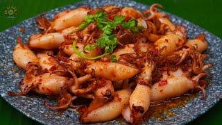 How to make Fried squid with fish sauce (recipe)/Ab Gi Day