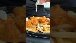 Amazing Buffalo Chicken Fries Mashup at McDonalds // Food Hacks