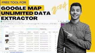 Google Map  Unlimited Data Extractor By Free Tool |  Best Data Scraping Tool 2024