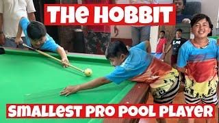 Smallest Pool Player in the World | Kelly The Hobbit