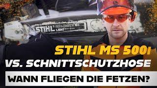 Schnittschutzhose VS. Motorsäge - Alles zum Thema Schutzkleidung...