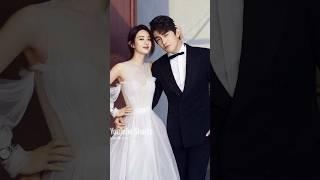 Zhao Liying  and Lin gengxin ️ ll Chinese drama beautiful status #shorts