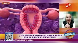 ¿El proceso menstrual puede causar anemia en las jóvenes?