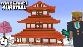 I Built A GIANT DOJO In Minecraft Survival (#4)