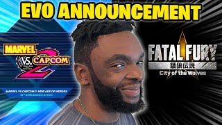 MARVEL VS CAPCOM 2 & CITY OF WOLVES THE MAIN GAMES??? - EVO 2025 ANNOUNCEMENT REACTION