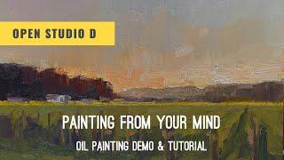 Painting from your mind. Learn oil painting with Vlad Duchev