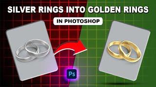 Transform Your Silver Rings to Stunning Gold in Photoshop! | Easy Photoshop Tutorials