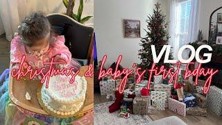 VLOG Christmas & Baby's First Birthday