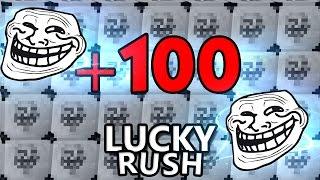 +100 TROLL LUCKY BLOCK RUNDE | Minecraft LUCKY RUSH | baastiZockt