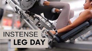 GET THICK WITH ME! INTENSE LEG DAY ROUTINE | Mo'Beauty