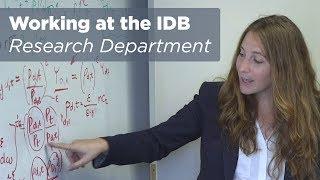 Working at the Inter-American Development Bank: Research Department