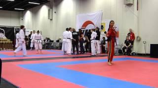 FIBO-Kwon-Cup WKU 2014 - Freestyle-Formen Juniorinnen - Sherina Kainath