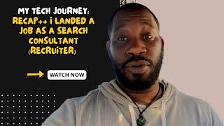 I LANDED A JOB AS A SEARCH CONSULTANT (RECRUITER)